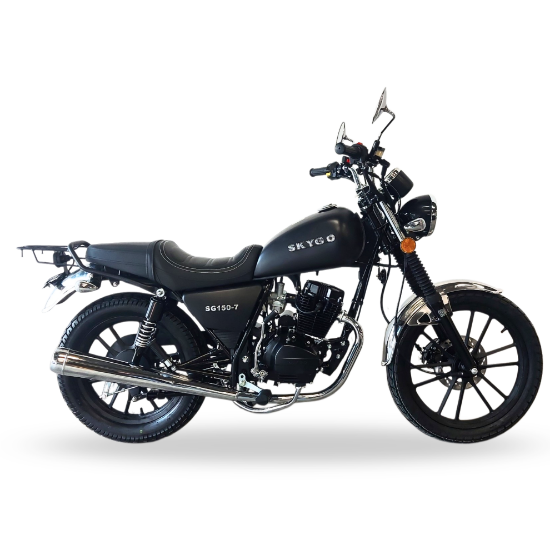 Imagen de SG150-7 Motocicleta de Gasolina,150cc, Modelo SG150-7, color Negro,11.5L combustible,
