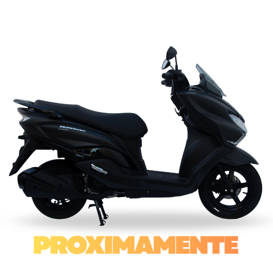 Imagen de UB125-BLK-MATE Motocicleta de gasolina124 ccm modelo UB 125 BURGMAN Negro mate M SUZUKI