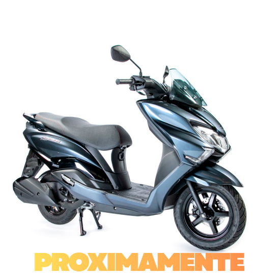 Imagen de UB125-GREY Motocicleta de gasolina124 ccm modelo UB 125 BURGMAN Gris M SUZUKI