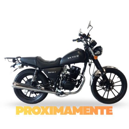 Imagen de SG150-7 Motocicleta de Gasolina,150cc, Modelo SG150-7, color Negro,11.5L combustible,