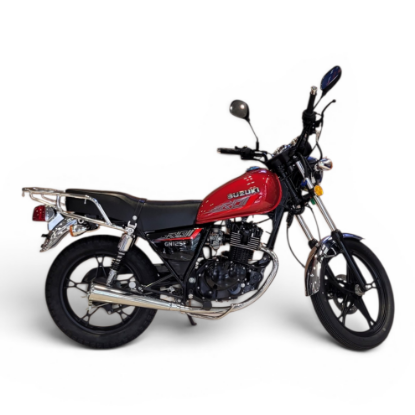 Imagen de GN125FRED Motocicleta de gasolina 124 cc modelo GN125F color Rojo M SUZUKI